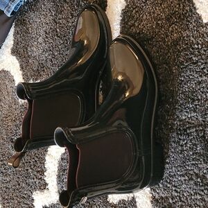 Igor rain boots sz 39 US sz 7 black NEW